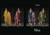 Sisa By Ibiza Banglory Glass Organza Hand Mirror Work Dress Material Exporters In India